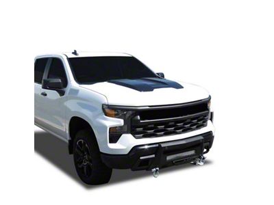 Armour III Heavy Duty Winch Front Bumper with 20-Inch LED Light Bar (22-26 Silverado 1500, Excluding ZR2)