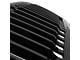 Badgeless Vertical Bar Style Upper Replacement Grille; Black (14-15 Silverado 1500)