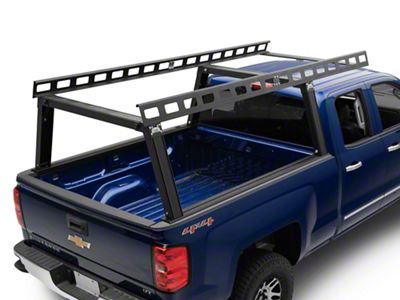 Base K2 Over Cab Rack; Black (99-25 Silverado 1500 w/ 6.50-Foot Standard Box)