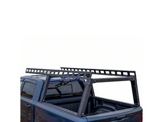 Base K2 Over Cab Rack; Black (99-26 Silverado 1500 w/ 8-Foot Long Box)