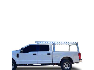 Base K2 Over Cab Rack; Silver (04-25 Silverado 1500 w/ 5.80-Foot Short Box)