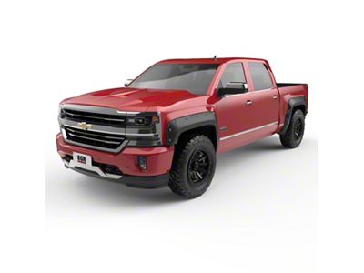 EGR Baseline Bolt Style Fender Flares; Textured Black (14-18 Silverado 1500)