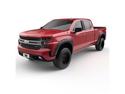 EGR Baseline Bolt Style Fender Flares; Textured Black (19-21 Silverado 1500; 2022 Silverado 1500 LTD)