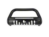 Beacon Bull Bar with Skid Plate; Black (19-23 Silverado 1500, Excluding ZR2)