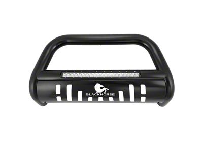 Beacon Bull Bar with Skid Plate; Black (19-25 Silverado 1500, Excluding ZR2)