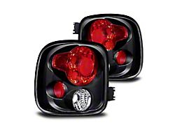 Raxiom Axial Series Tail Lights; Black Housing; Clear Lens (99-02 Silverado 1500 Stepside)