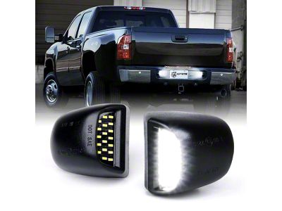 Black G4 LED License Plate Light Assembly (99-13 Silverado 1500)