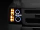 Raxiom LED Halo Projector Headlights; Black Housing; Clear Lens (07-13 Silverado 1500)