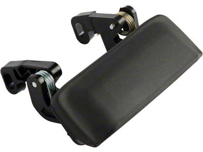 Replacement Interior Door Handle; Driver Side; Black (07-13 Silverado 1500)