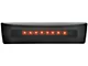 Black LED Non-Locking Tailgate Handle; Red LED; Smoked (07-13 Silverado 1500)
