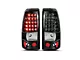 Raxiom LED Tail Lights; Black Housing; Clear Lens (03-06 Silverado 1500 Fleetside)