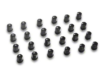 Black OE Style Lug Nuts; M14x1.5; Set of 24 (99-26 Silverado 1500)
