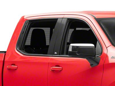 Putco Black Platinum Pillar Posts (19-24 Silverado 1500 Double Cab, Crew Cab)