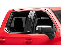 Putco Black Platinum Pillar Posts with Bowtie Logo (19-26 Silverado 1500 Double Cab, Crew Cab)