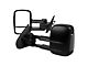 Powered Heated Towing Mirrors with Turn Signals; Black (14-18 Silverado 1500)