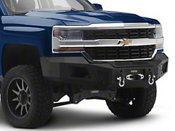 Go Rhino BR6 Winch-Ready Front Bumper; Textured Black (16-18 Silverado 1500)