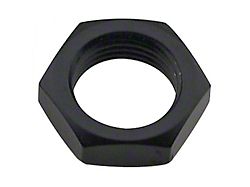 Bulkhead Nut; -6AN x 9/16-18; Black 