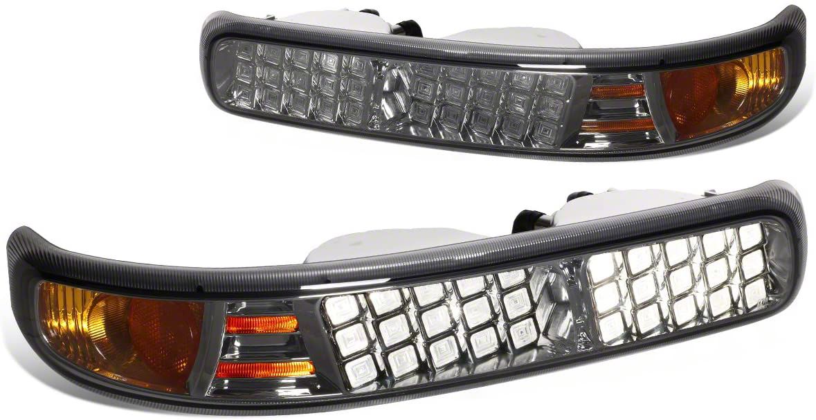 thumbnail interactive-video image 1 of Chrome Headlight Housing With Clear Corner For 03-07 Chevy Silverado / Avalanche 1 of 3