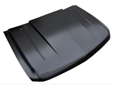 C/K Style Cowl Hood; Unpainted (07-13 Silverado 1500)