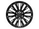 CA93 Gloss Black 6-Lug Wheel; 22x9; 28mm Offset (19-24 Silverado 1500)