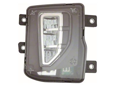 CAPA Fog Lamp Assembly; Driver Side (19-25 Silverado 1500)