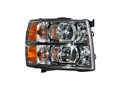 Headlights Depot CAPA Replacement Halogen Headlight; Passenger Side (07-13 Silverado 1500)