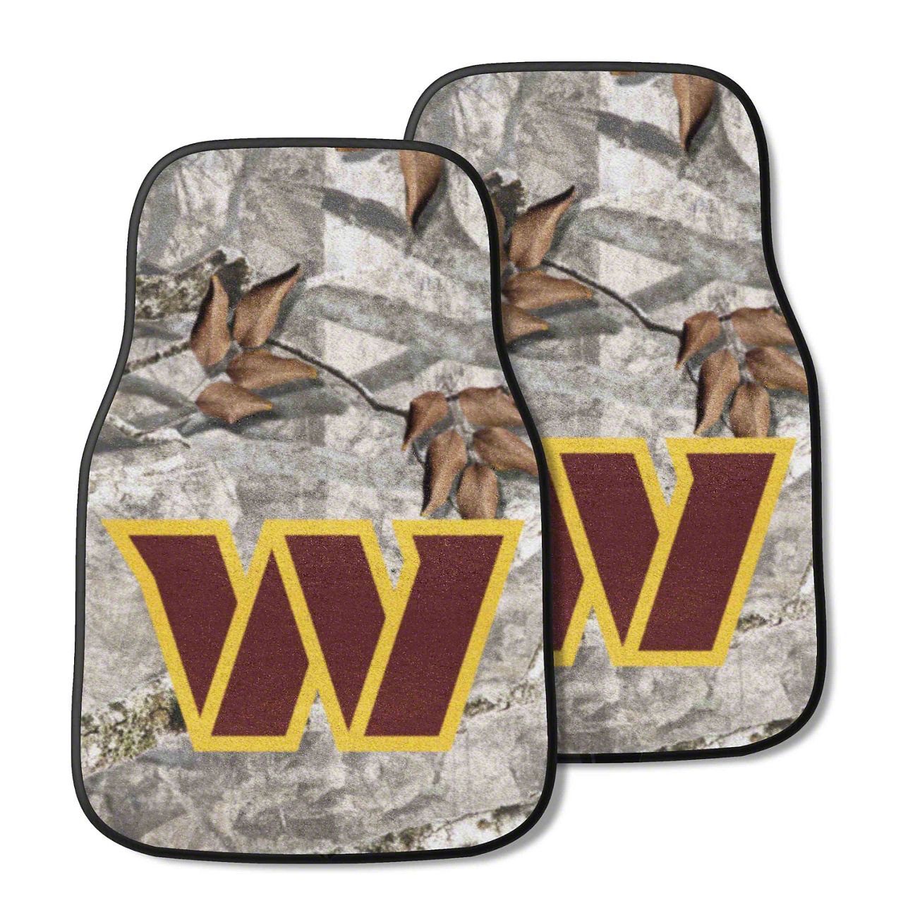 Silverado 1500 Carpet Front Floor Mats with Washington Commanders Logo ...