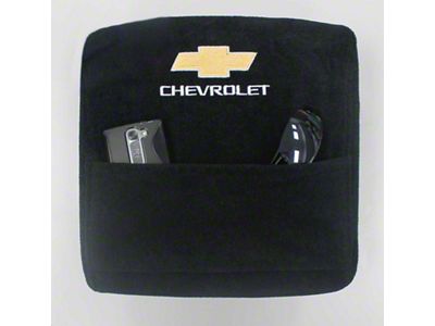 Center Console Cover with Chevrolet Bowtie Logo (19-25 Silverado 1500 w/ Bench Seat)