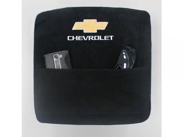 Center Console Cover with Chevrolet Bowtie Logo (19-24 Silverado 1500 w/ Bench Seat)