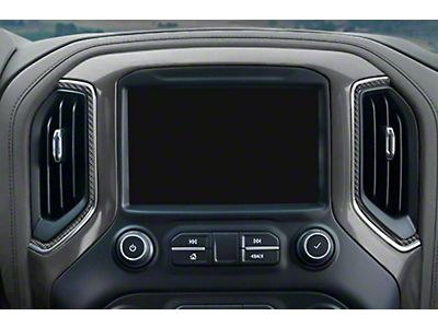 16x Black Wood Center Console Interior Trim Cover Kit For Chevy