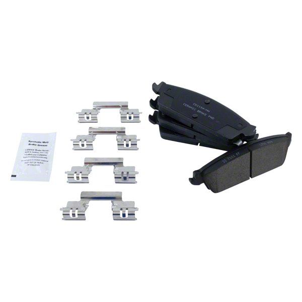 YXPCARS Ceramic Brake Pad Kit Front & Rear For 2007-2013 Chevy Tahoe, Silverado, GMC Sierra 1500 – 8-Piece Set, Dust-Free