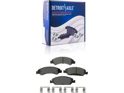 Ceramic Brake Pads; Front Pair (07-18 Silverado 1500)