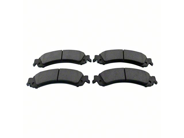 Ceramic Brake Pads; Rear Pair (02-06 Silverado 1500 w/ Quadrasteer)
