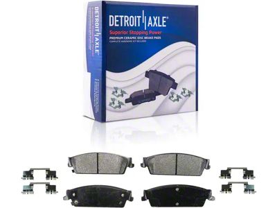 Ceramic Brake Pads; Rear Pair (07-13 Silverado 1500 w/ Rear Disc Brakes)