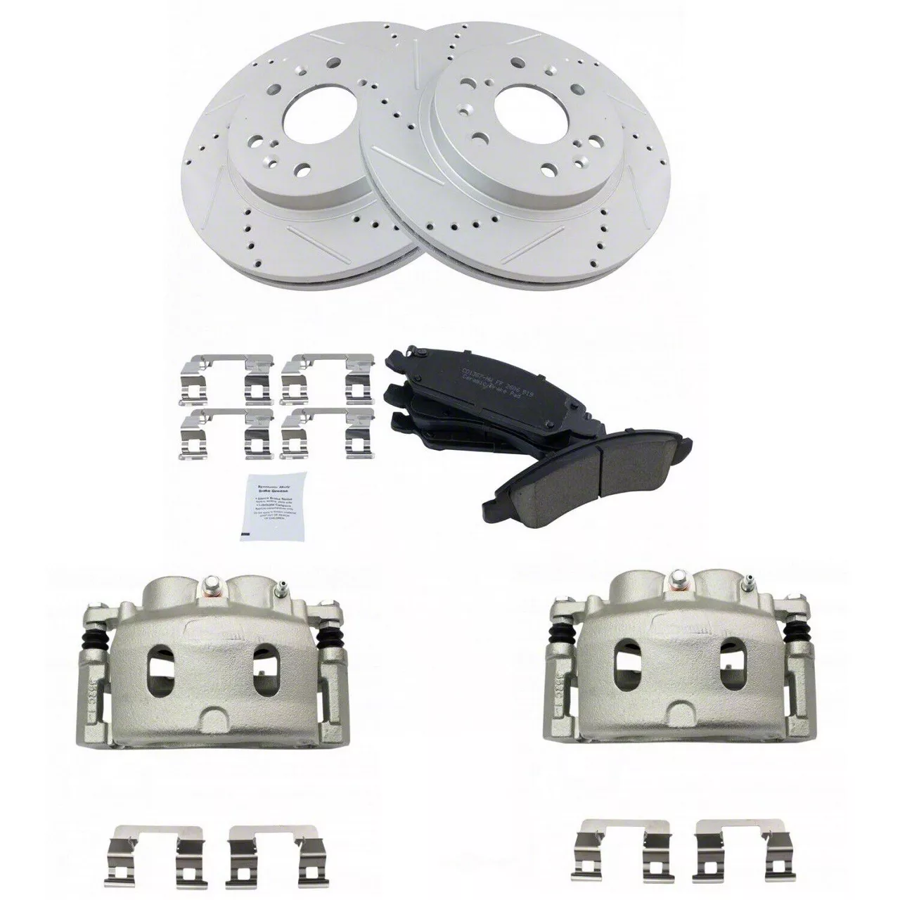 Silverado 1500 Ceramic Performance 6Lug Brake Rotor, Pad and Caliper