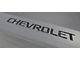 CHEVROLET Bed Rail Letter Inserts; Domed Carbon Fiber (14-19 Silverado 1500)