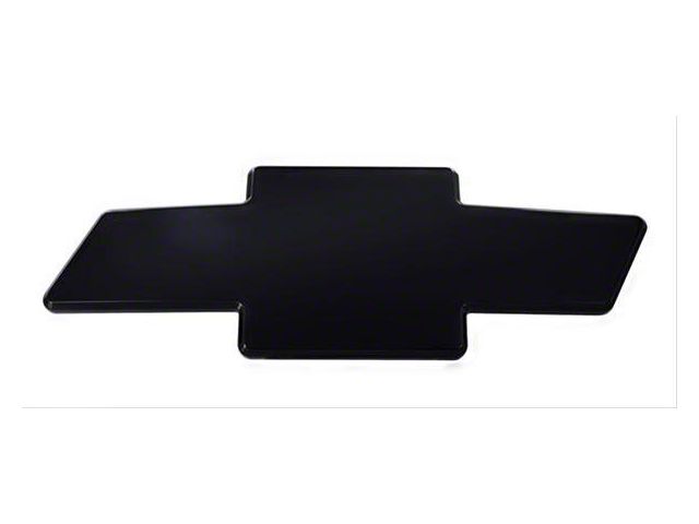Chevy Bowtie Grille Emblem; Black (99-02 Silverado 1500)