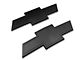Chevy Bowtie Grille and Tailgate Emblems with Border; Black (14-15 Silverado 1500)