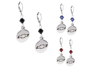 Chevy Bowtie Leverback Earrings