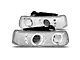 Raxiom LED Halo Projector Headlights; Chrome Housing; Clear Lens (99-02 Silverado 1500)