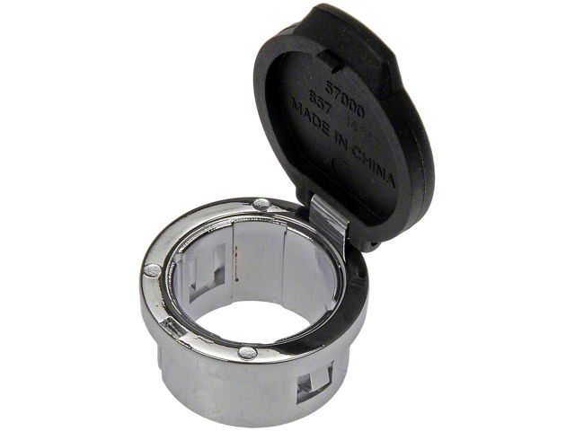 Cigarette Lighter Plug Retainer; Chrome (07-14 Silverado 1500)