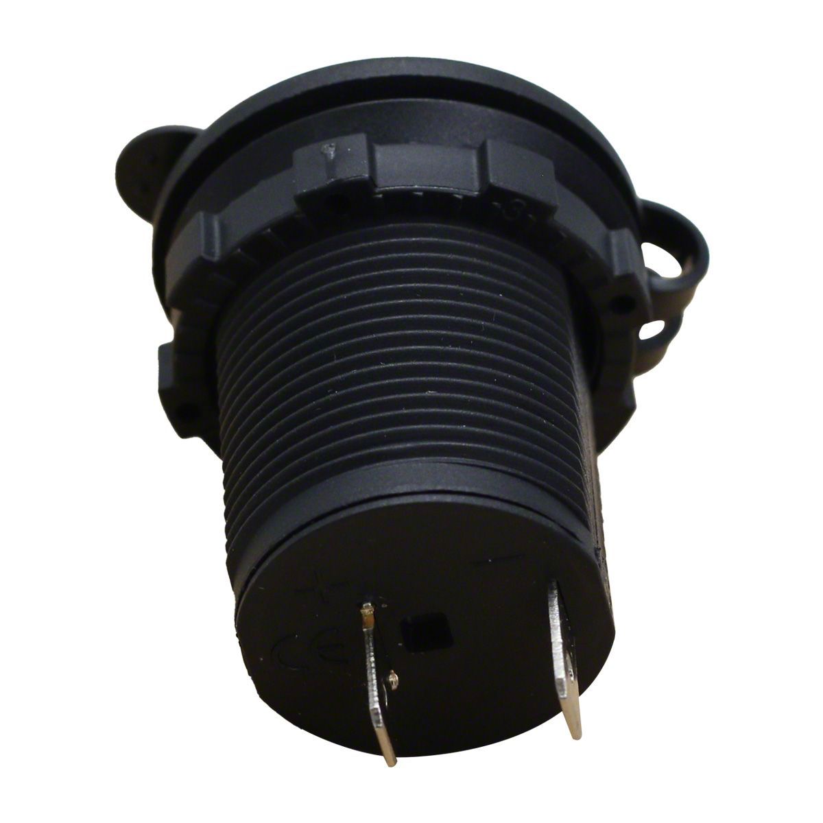 Silverado 1500 Cigarette Lighter Style Plug Round Power Socket (Universal;  Some Adaptation May Be Required)