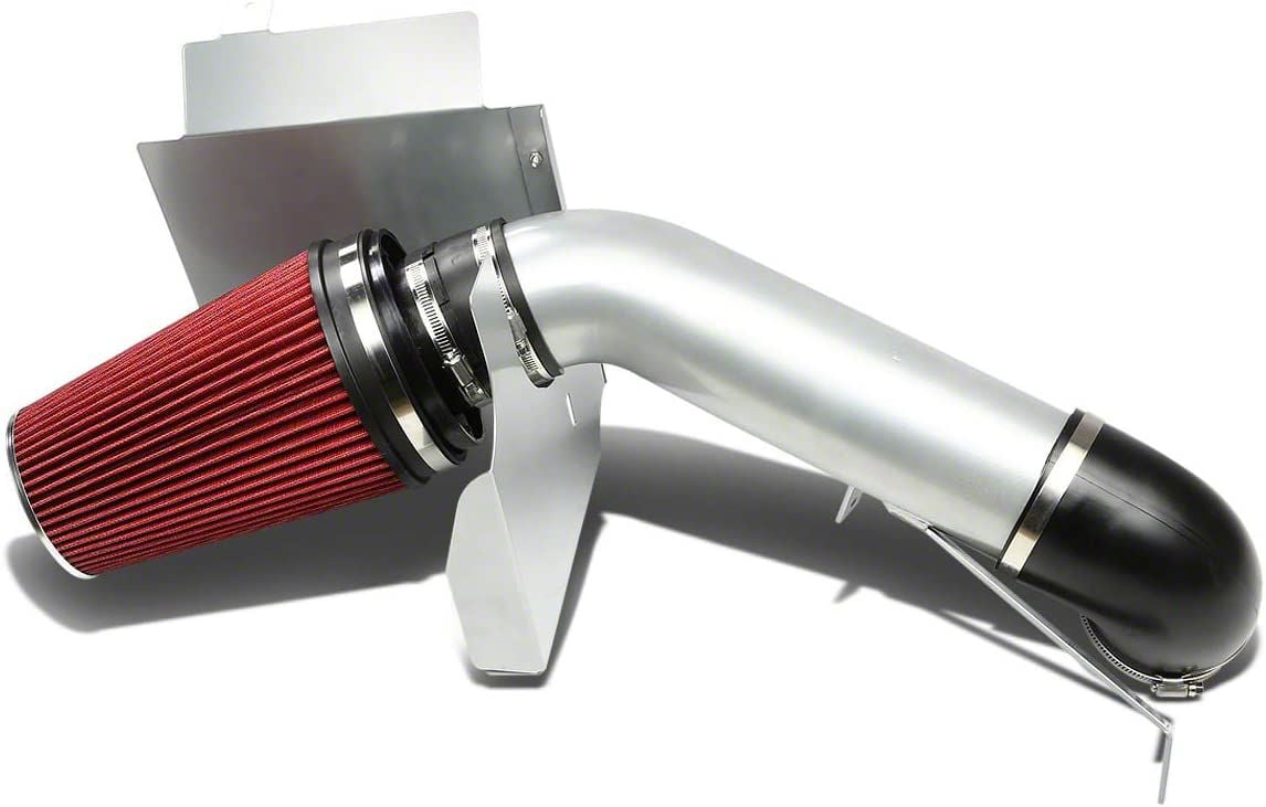 Silverado 1500 Cold Air Intake; Polished (9906 4.8L, 5.3L, 6.0L