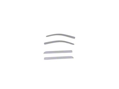 Low Profile Color-Match Ventvisor Window Deflectors; Front and Rear; Silver Ice Metallic (19-25 Silverado 1500 Crew Cab)