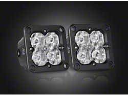 Concept Series 3-Inch Flush Mount Cube LED Pod Lights; Driving Beam (Universal; Some Adaptation May Be Required)
