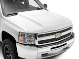 Cowl Induction Style Hood; Unpainted (07-13 Silverado 1500)