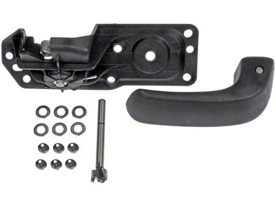 Interior Door Handle; Black; Front Driver Side (07-13 Silverado 1500 Crew Cab)