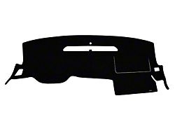 Custom Fit Dash Cover; Brushed Suede Charcoal (08-13 Silverado 1500)