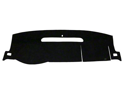Custom Fit Dash Cover; Dashtex Black (2007 Silverado 1500)