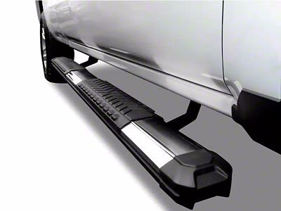 Cutlass Running Boards; Polished Aluminum (07-18 Silverado 1500 Crew Cab)